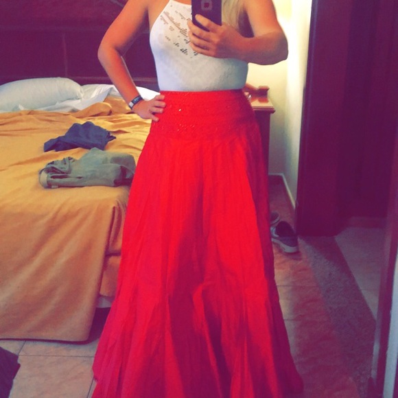 FLASH SALE! Free People Maxi Skirt - Picture 4 of 8